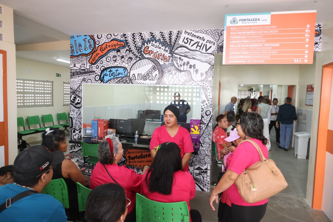 recepção do equipamento